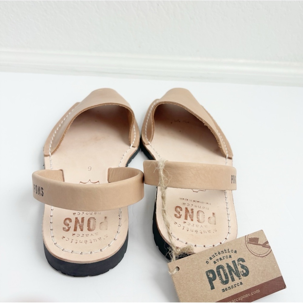 Pons Quintana Tan Leather Slingback Sandals - Picture 3 of 10